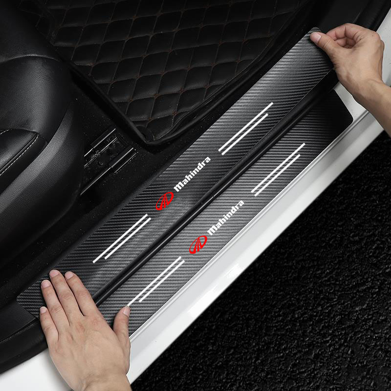 Car Accessories Xuv 300 - Stiker Pelindung Bumper Bagasi Mobil Serat