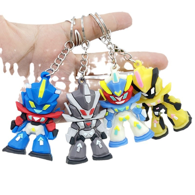 Car Accessories Gifts For Men - Gantungan Kunci Silikon Gundam, Gantungan Kunci