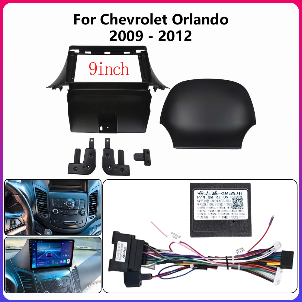 Car Accessories For Dashboard - Untuk Chevrolet Orlando 2009-2012 9 Inci