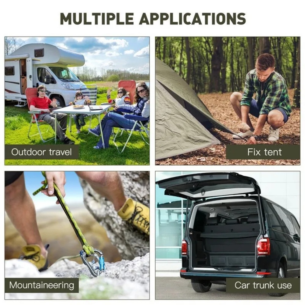 Car Accessories Roof Rack - Tali Pengikat 60-90Cm 8Mm Tali Bungee