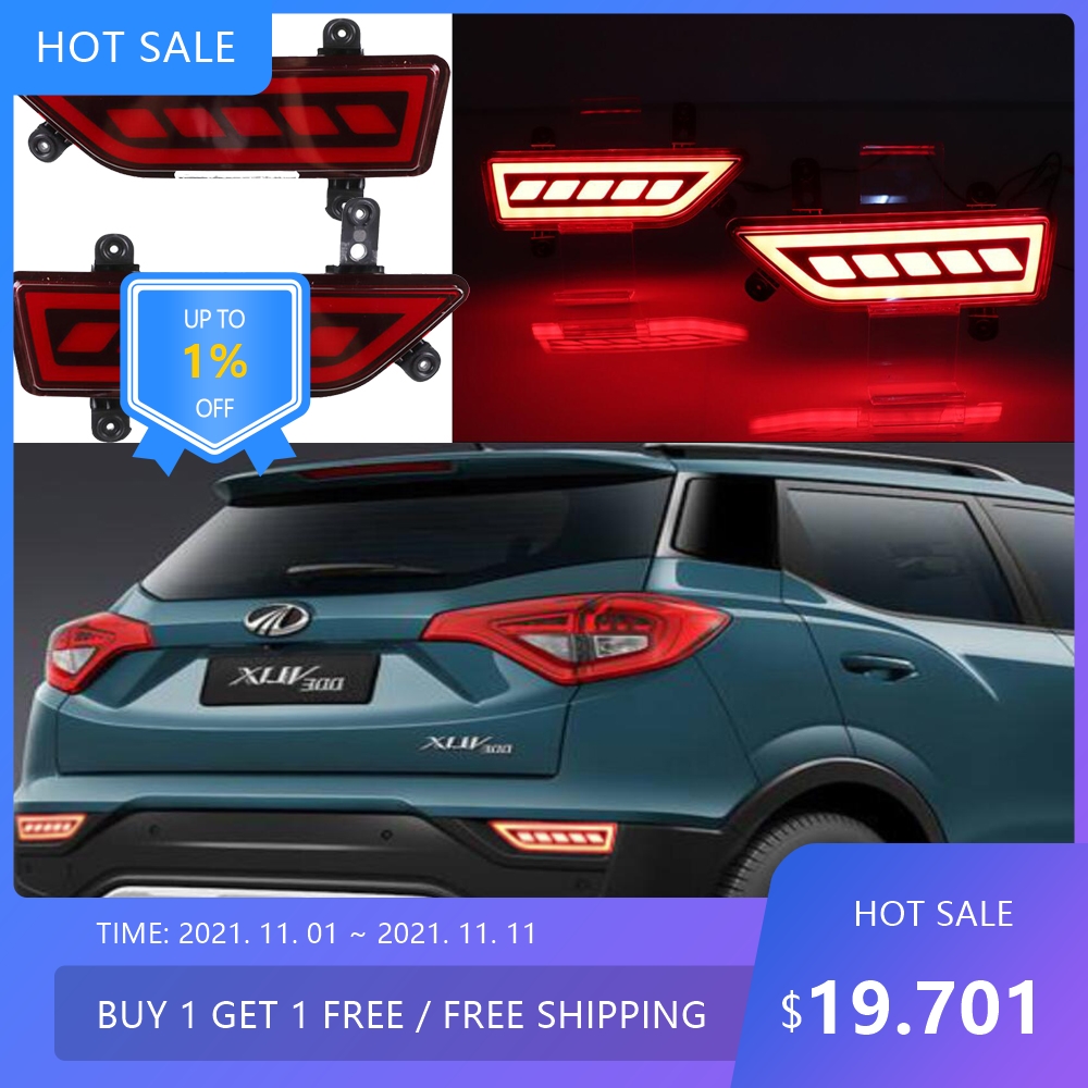 Car Accessories Xuv 300 - Lampu belakang bumper mobil untuk Mahindra