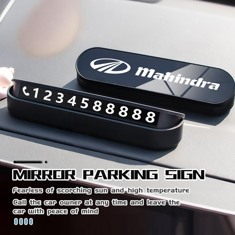 Car Accessories Xuv 300 - Pelat Kartu Parkir Sementara untuk Mobil,