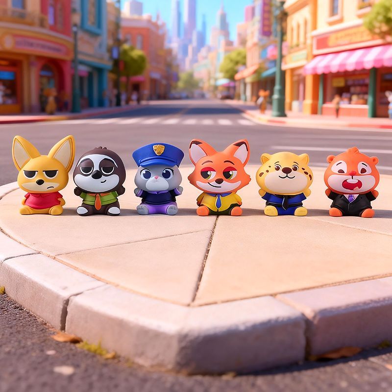 Figur resin Zootopia kecil, de - Car Accessories For Dashboard ulasan dan harga