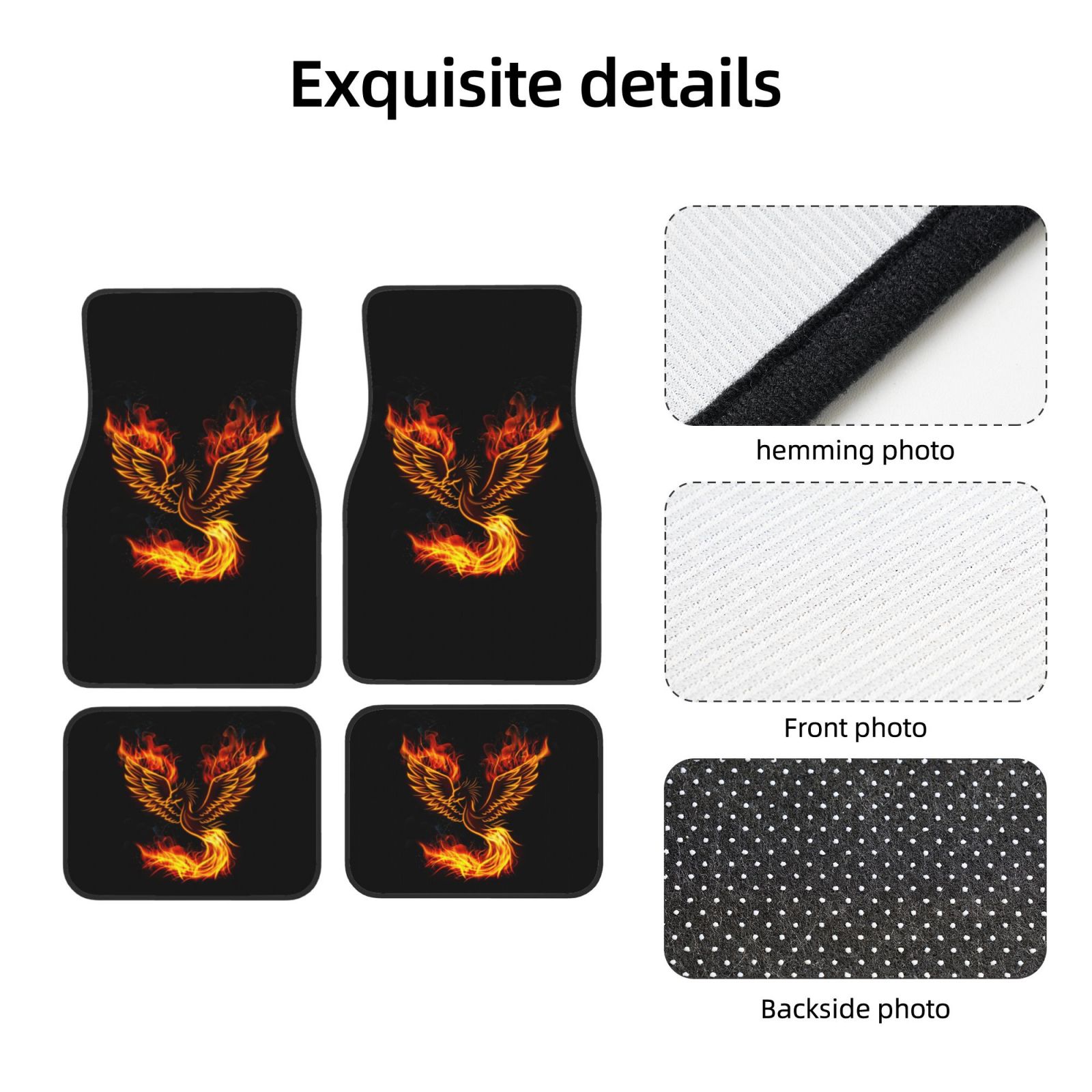Karpet Lantai Mobil Motif Api  - Car Accessories Phoenix ulasan dan harga